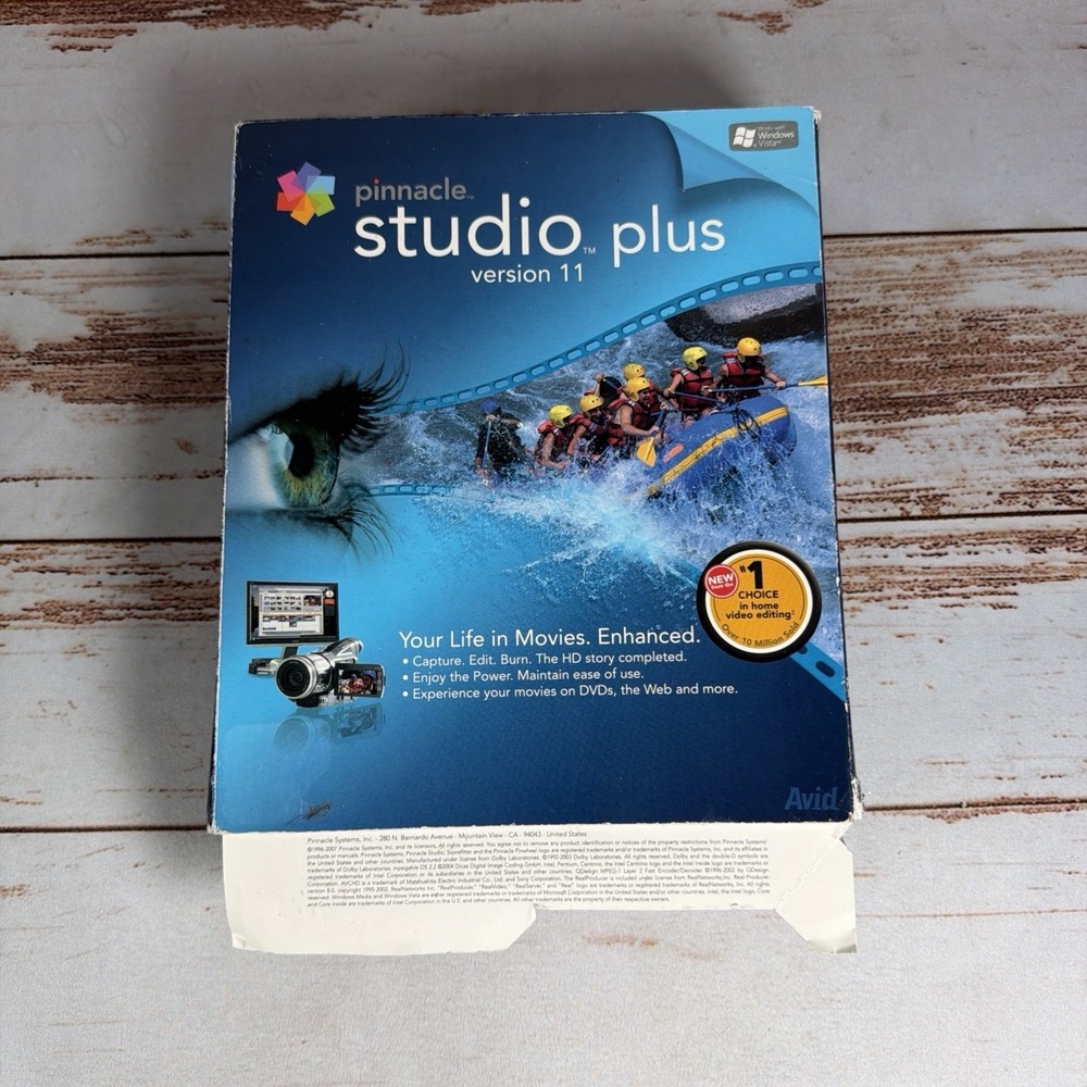 Pinnacle Studio Version 11 Plus Video Editing Software DVD